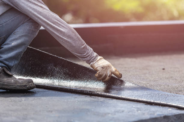 Professional Crawl Space Encapsulation technician working in Webberville, MI